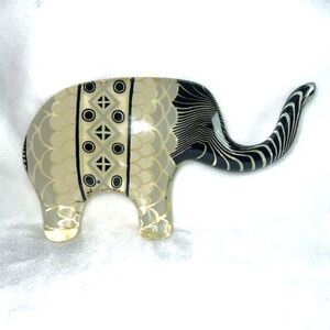 Vintage Abraham Palatnik Lucite Elephant Sculpture Mid-Century Modern